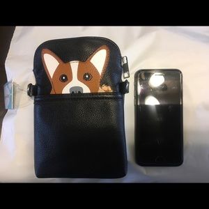 Corgi crossbody purse